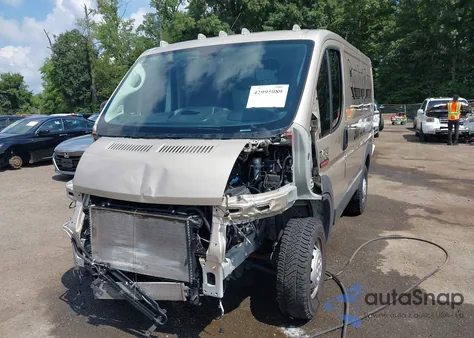 2018 Ram Promaster 1500 Low Roof 118 Wb from USA, damaged, VIN 3C6TRVNG9JE140392